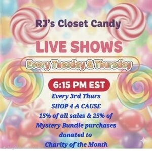 🍭RJ's Closet Candy🍬 Live Show 🍫